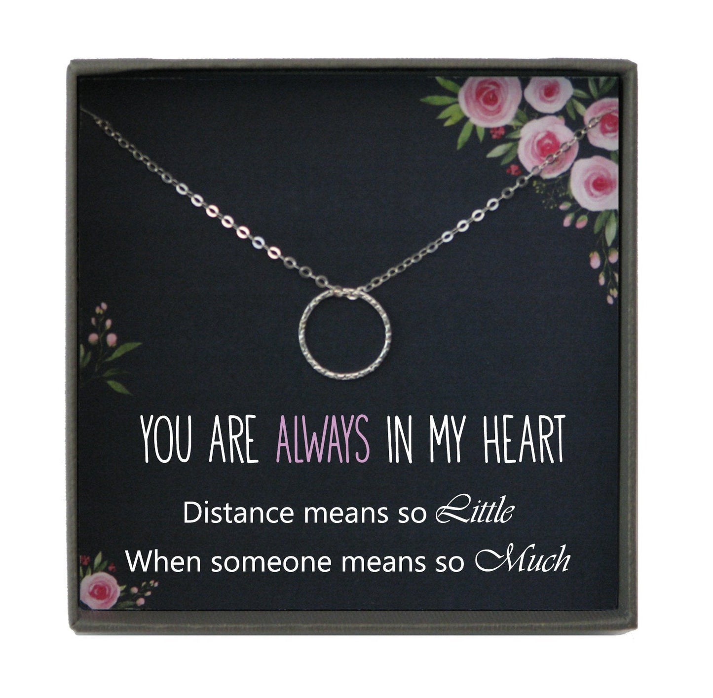 Long Distance Relationship Gifts Long Distance Gift Farewell gift Moving away gift Long Distance friendship distance means so little when