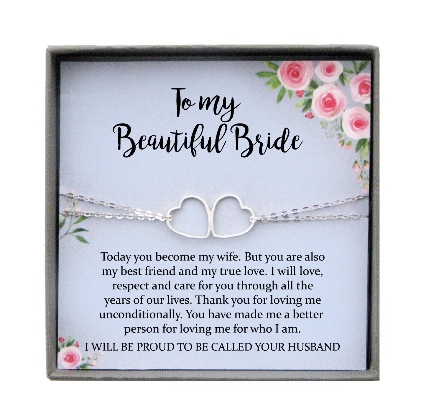 Wedding Day Gift for bride from Groom, To my Beautiful Bride Gift from Groom to Bride Gift Wedding Day