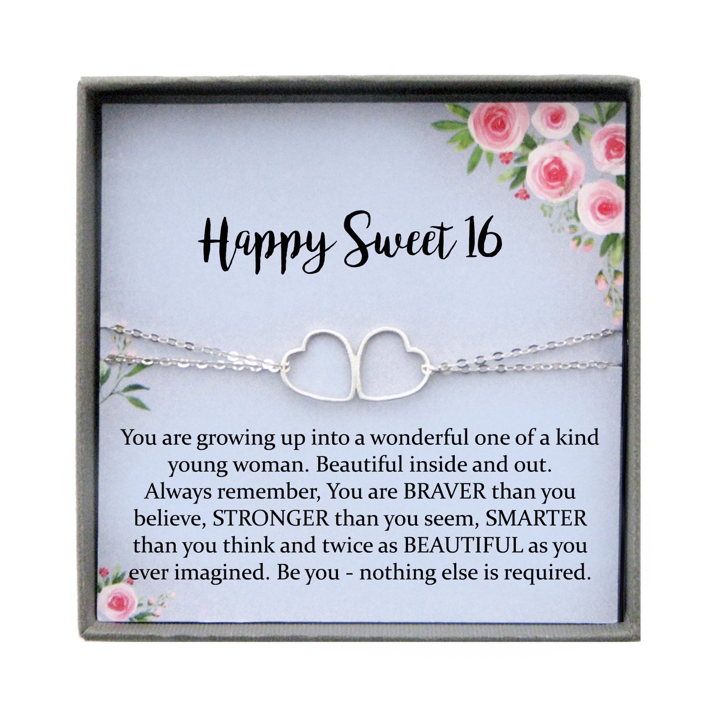 Sweet 16 gift, 16th birthday gift girl bracelet, sweet 16 bracelet, gift for 16 year old girl, Sweet sixteen jewelry