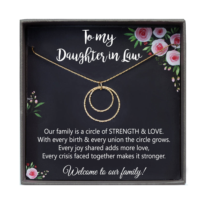 Daughter in Law Gift from Mother in Law to Bride Gift Wedding Gift Necklace Gift from Mother of Groom