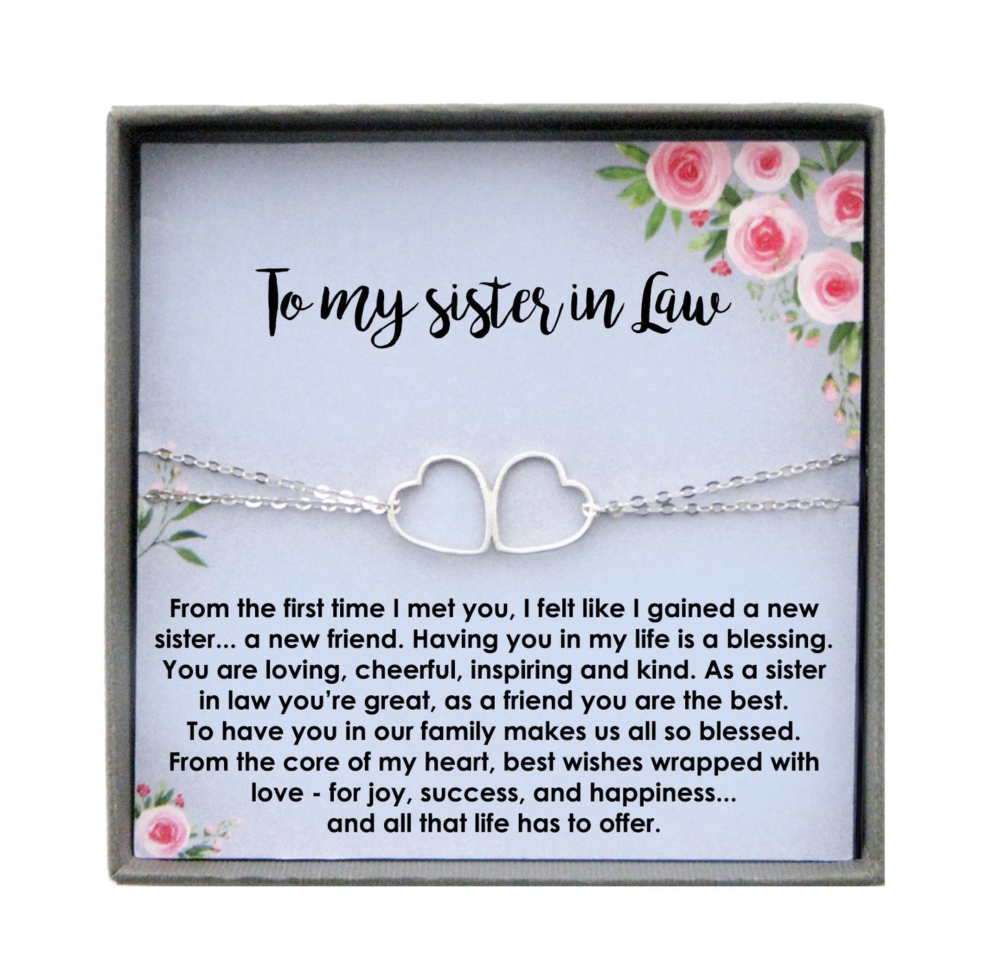 Sister in Law Wedding Gift Sister in Law Bracelet Sister in Law Christmas Gift Sister of the Groom Sister in Law Gift Sister of the Bride