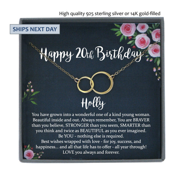 20th birthday gift for her jewelry, 20 Birthday Gift ideas for daughter birthday, gift for 20th birthday girl, twentieth birthday