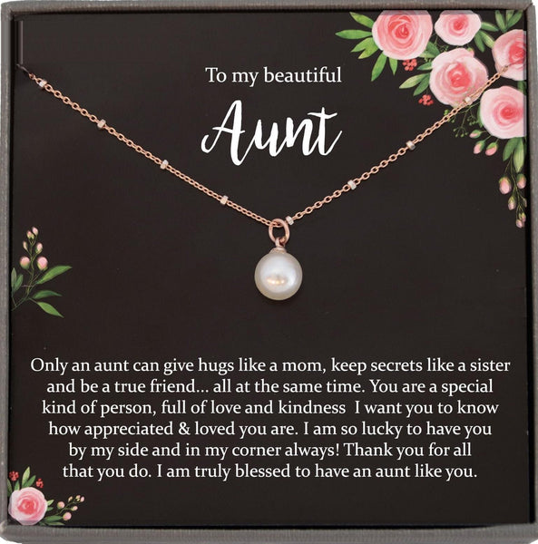 Aunt Necklace, best aunt – BeWishedGifts - Main Image