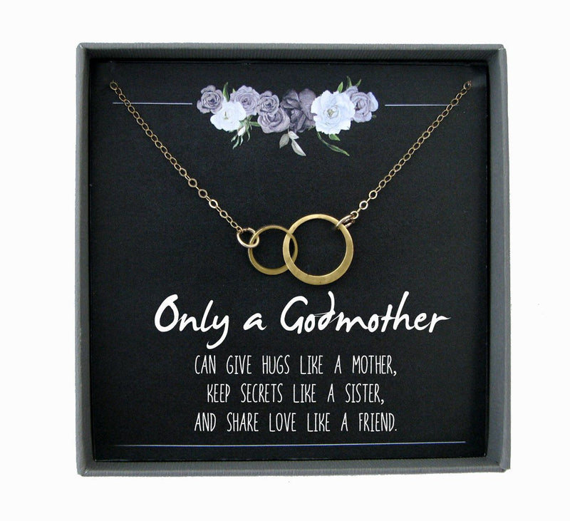 Godmother Necklace for Godmother Gift for God Mother Thank You Gift for Godparent Gift