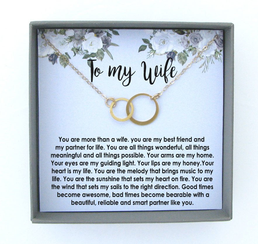 Wife Gift for Wife Birthday Gift for Wife from Husband Sentimental gifts for Her birthday Gifts for Her, 1st anniversary gift for wife