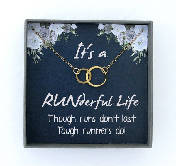 Running Necklace for Women Gift For Runner Gift Running Gifts for Runners Marathon Gift Fitness Motivation Gift