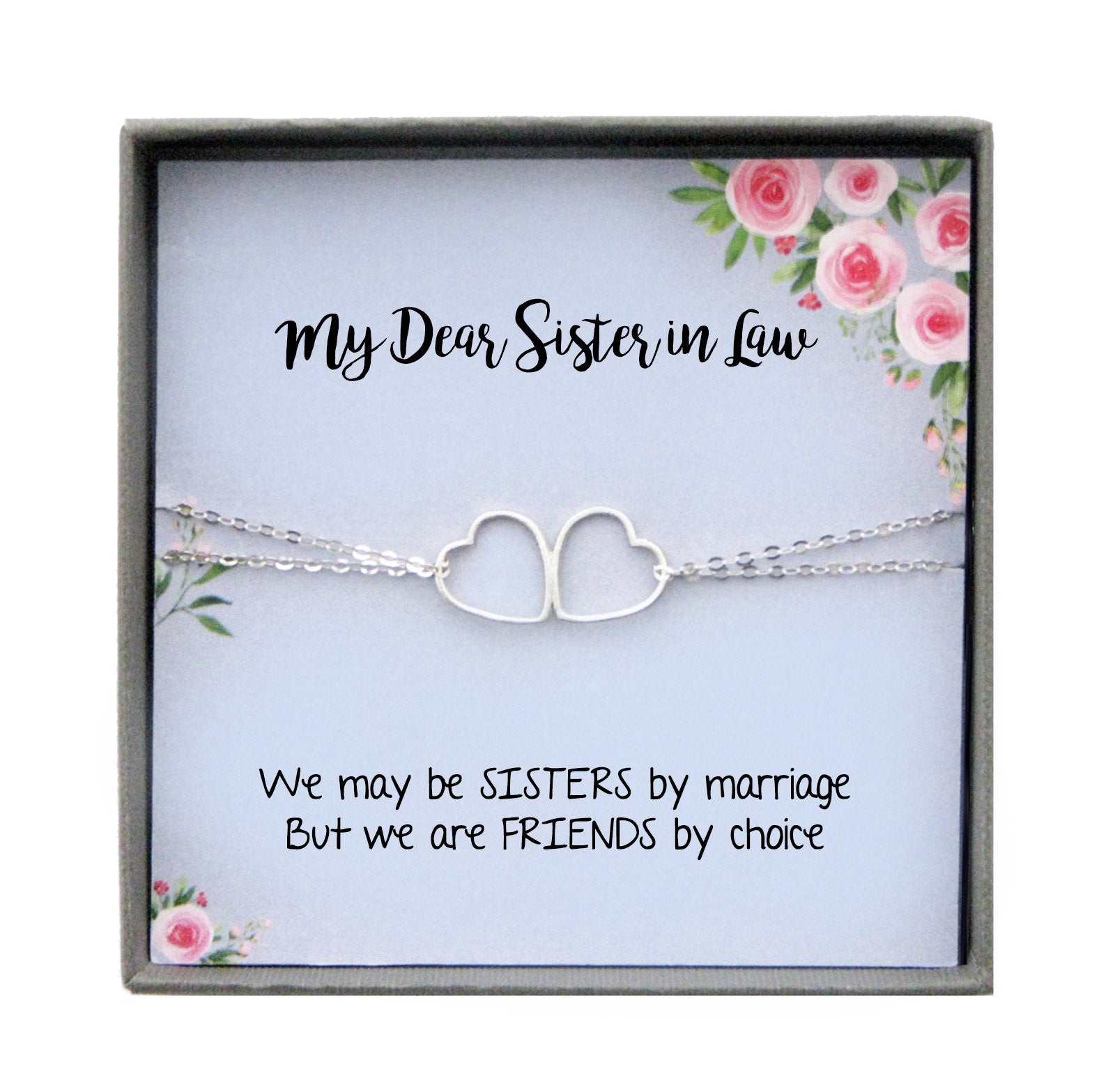 Sister in Law Wedding Gift Sister in Law Bracelet Sister in Law Christmas Gift Sister of the Groom Sister in Law Gift Sister of the Bride