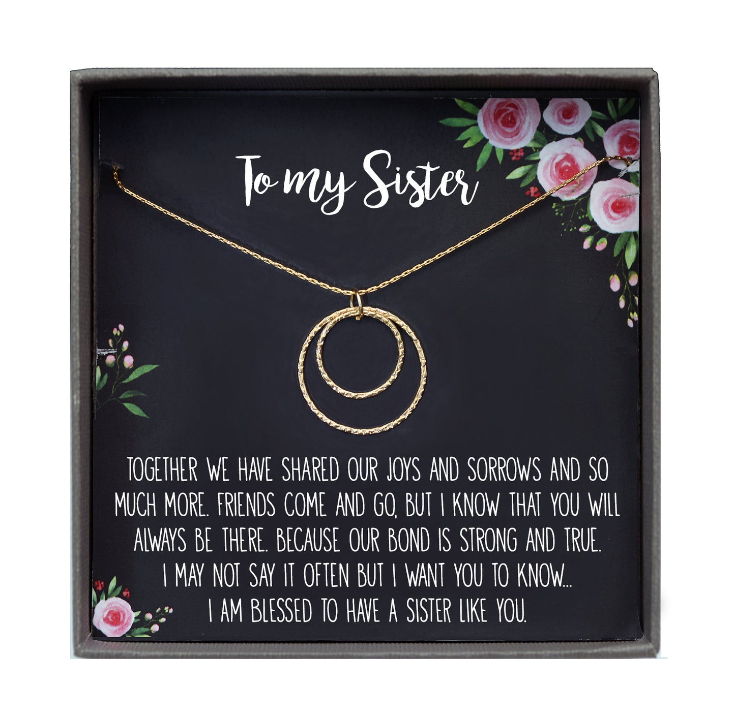 Sisters Necklace for Sister Gift for Sister Birthday Gift Sister Jewelry Sisterhood gifts