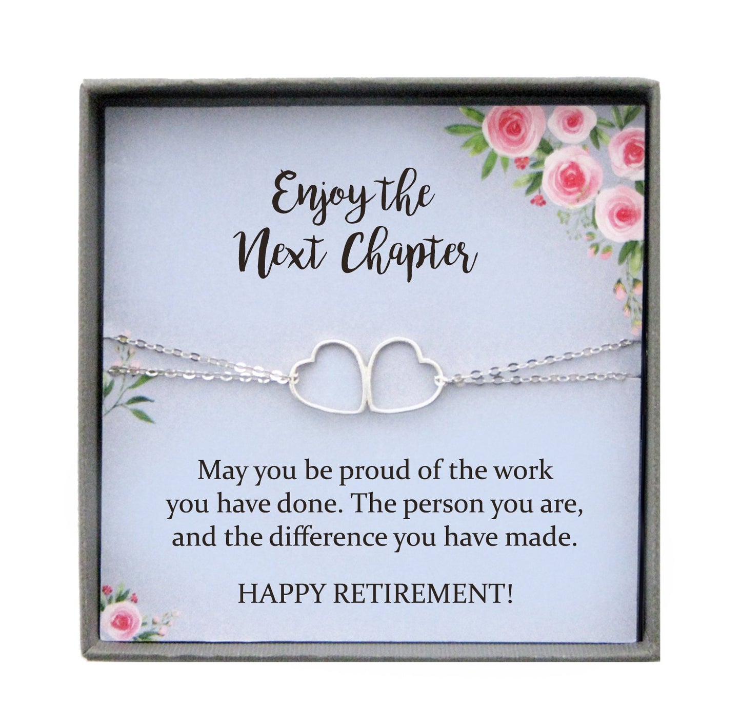 Retirement Gifts for Women Bracelet, Teacher Retirement Gift Retirement Bracelet