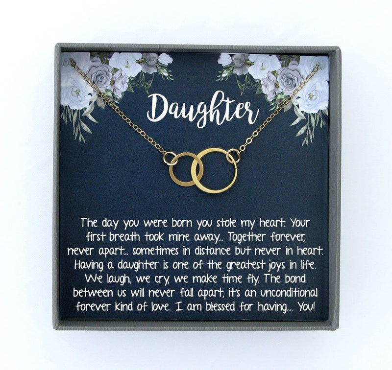 Daughter Necklace for Daughter Gift for Daughter Birthday Gift to Daughter from Mom to Daughter