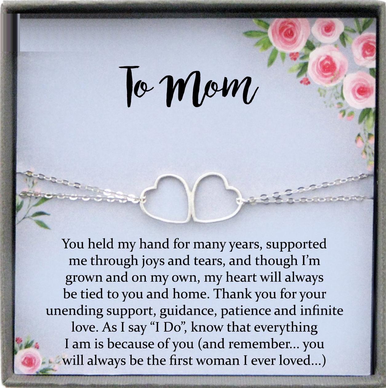 Mother of the Groom Gift from Son, Wedding Gift from Groom to Mom