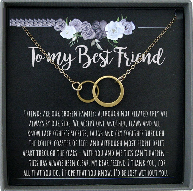 Best Friend Gifts, Best Friend Necklace, BFF Necklace, Best Friend Birthday Gift
