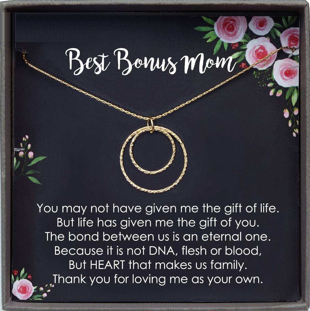 Step Mom Gift Wedding Stepmom of the Bride Gift Bonus Mom Wedding Gift Thank you for loving me as your own Stepmom Wedding Gift