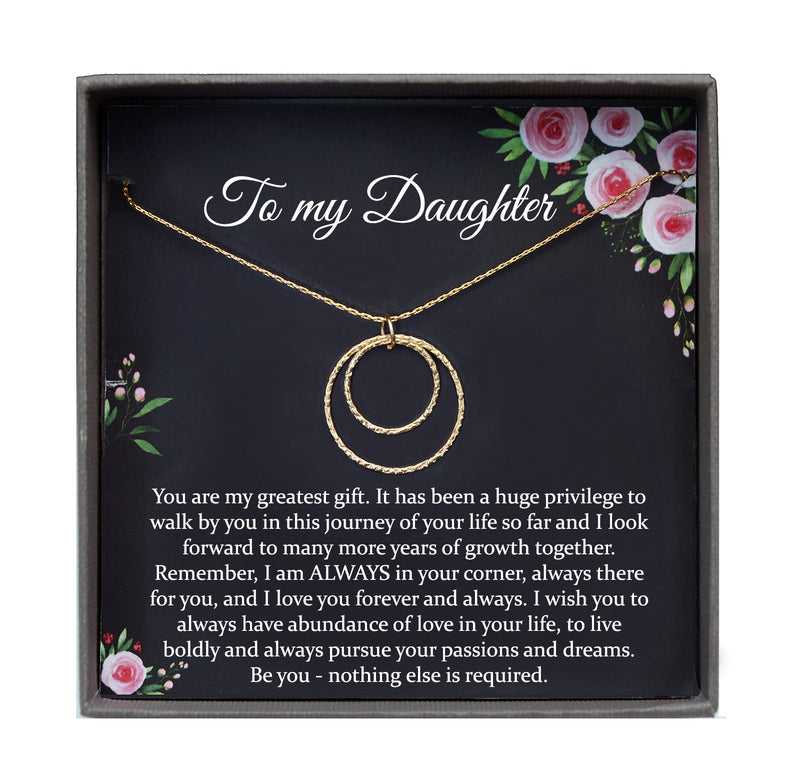 Daughter Gift from Mom to Daughter Necklace for Daughter Gift for Daughter from Mom Daughter gift from dad to daughter birthday gift