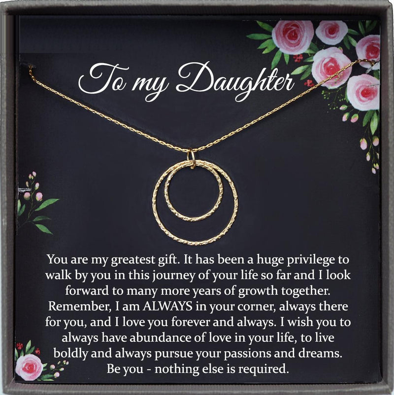 Daughter Gift from Mom to Daughter Necklace for Daughter Gift for Daughter from Mom Daughter gift from dad to daughter birthday gift