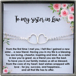 Sister in Law Wedding Gift Sister in Law Bracelet Sister in Law Christmas Gift Sister of the Groom Sister in Law Gift Sister of the Bride