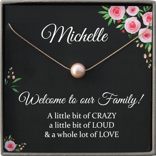 Engagement Gift for Bride to be gift from mother in law to bride, new sister in law gift new daughter in law gift personalized gift Necklace