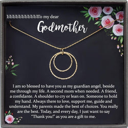Godmother Birthday Gift for Godmother Thank you Gifts, Wedding Thank you card for Godmother