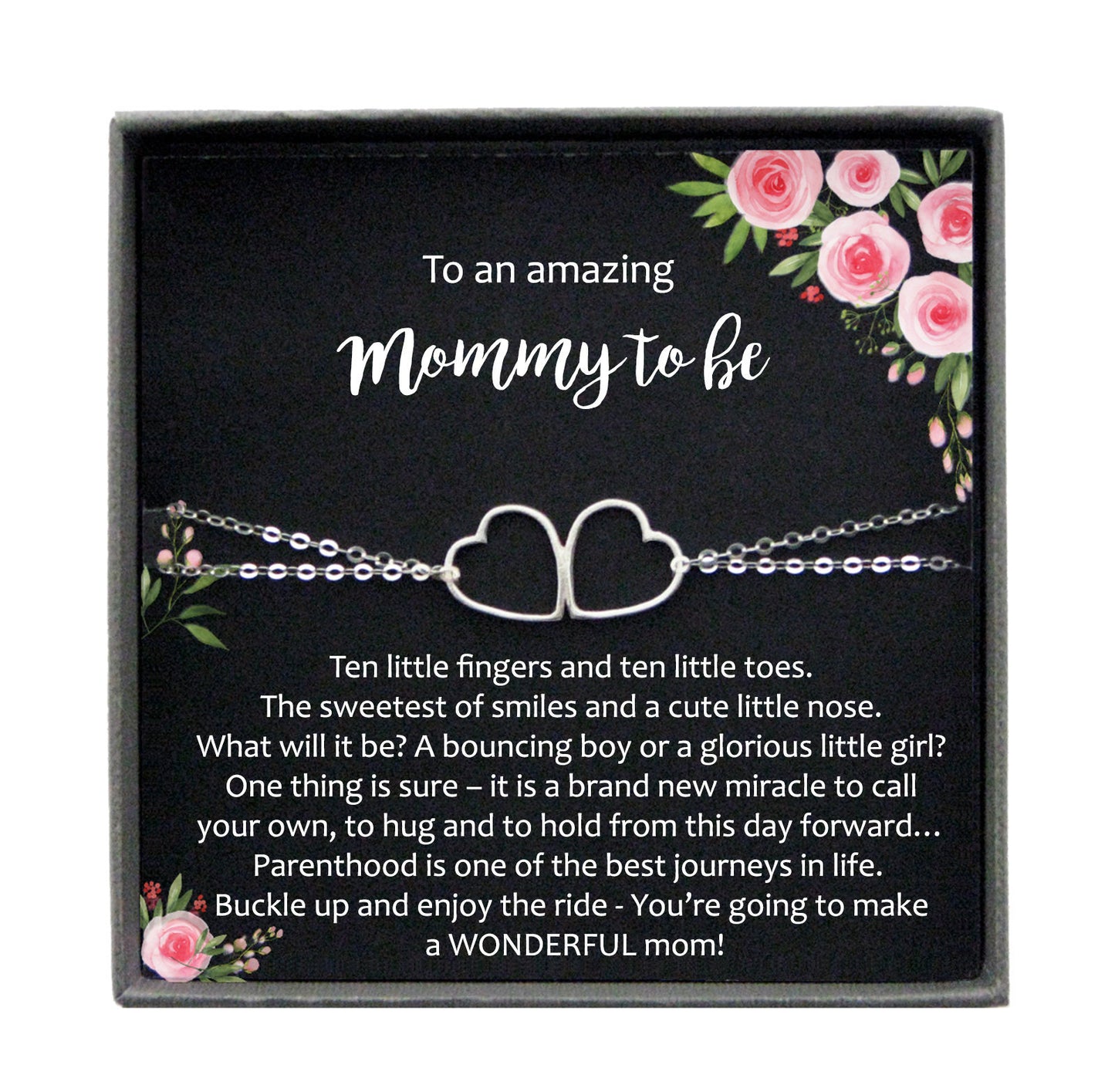 Pregnancy Gift Bracelet Baby Shower Gift for Mom to be New Mom Gift Expectant Mother Pregnant Friend