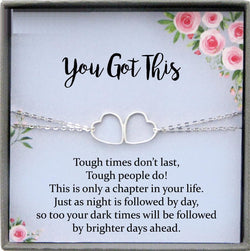 You Got This Bracelet, Break up gift, breast cancer gifts, You Got This Gift of Encouragement gift, Divorce gift, Cheer up Gift