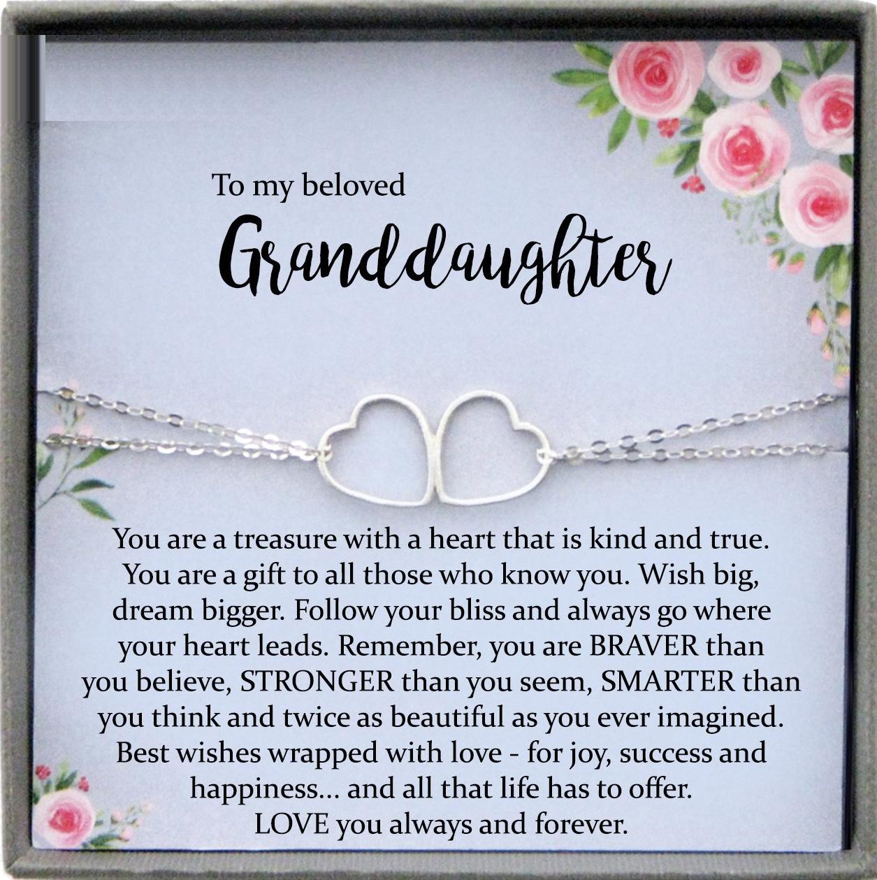 Granddaughter Gift from Grandma, Granddaughter Necklace, Granddaughter Birthday gift, Granddaughter Wedding Gift