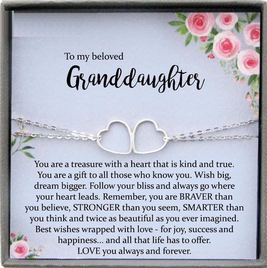 Granddaughter Gift from Grandma, Granddaughter Necklace, Granddaughter Birthday gift, Granddaughter Wedding Gift
