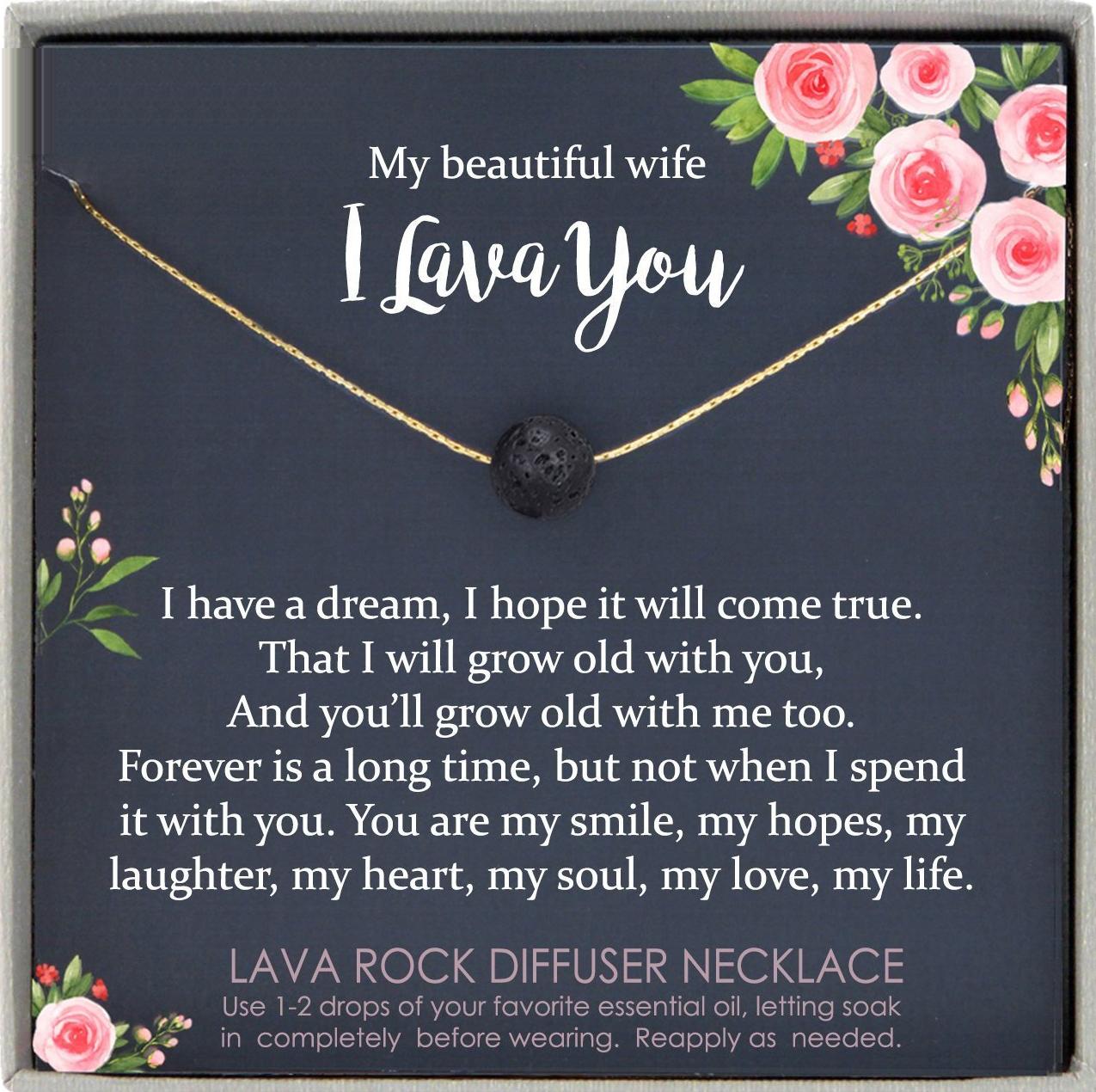 Anniversary Gift for Wife Birthday Gift, I Lava You Gift Wife Gift Anniversary, cotton anniversary gift for her, 2nd anniversary gift