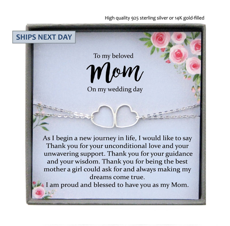 Mother of the Bride Gift from Daughter Mother of the Bride Bracelet from Bride to Mom of Bride Gift To Mom from Bride