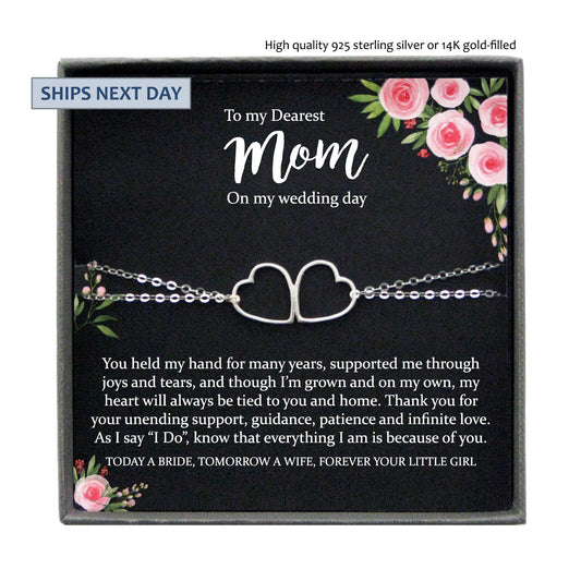 Mother of the Bride Gift from Daughter Mother of the Bride Bracelet from Bride to Mom of Bride Gift To Mom from Bride