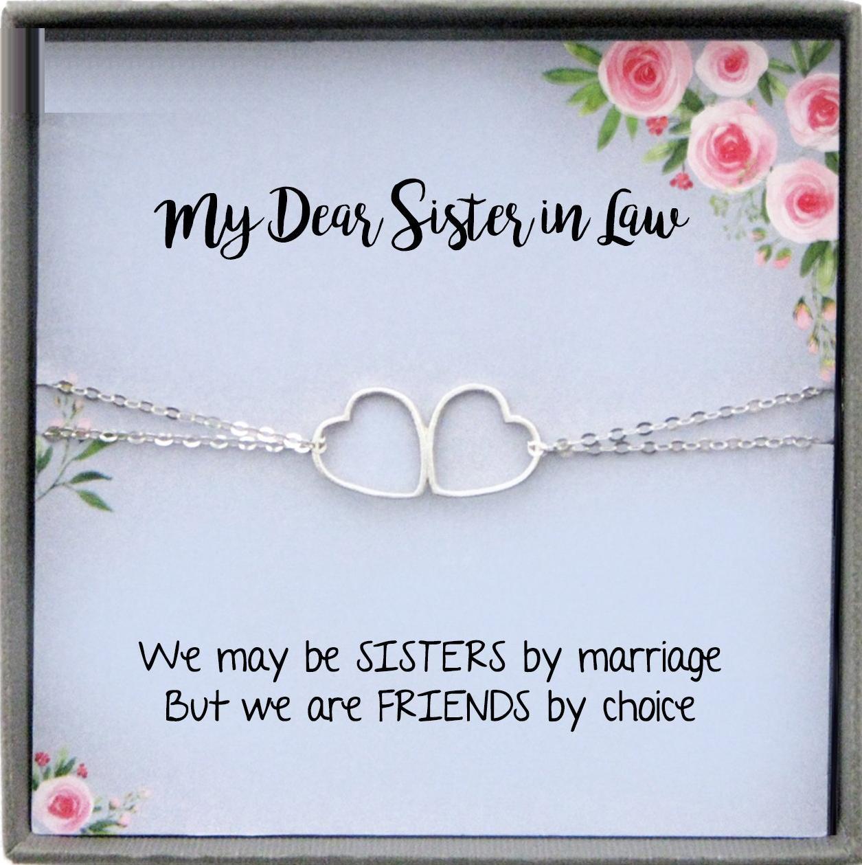 Sister in Law Wedding Gift Sister in Law Bracelet Sister in Law Christmas Gift Sister of the Groom Sister in Law Gift Sister of the Bride