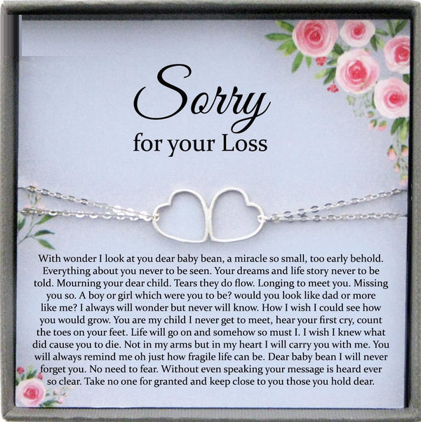 Miscarriage Gift Bracelet: Loss of Baby, Sympathy Gift, Infant Loss Gift, Loss of Child Gift, Pregnancy Loss, Bereavement gift