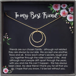 Best Friend Gift, Best Friend Necklace, BFF Necklace, Best Friend Birthday Gift
