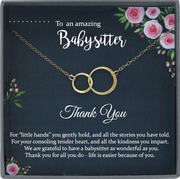 Babysitter Gift for Babysitter Christmas Gift Childminder Gift Thank you gift