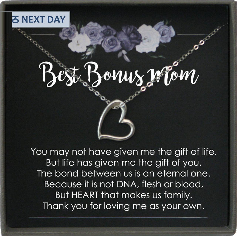Bonus Mom Gift for Stepmom Wedding Picture Frame, Gifts for Stepmom from  Daughter, Son, I am Blessed to Have You in My Life, Step Mother Gift for
