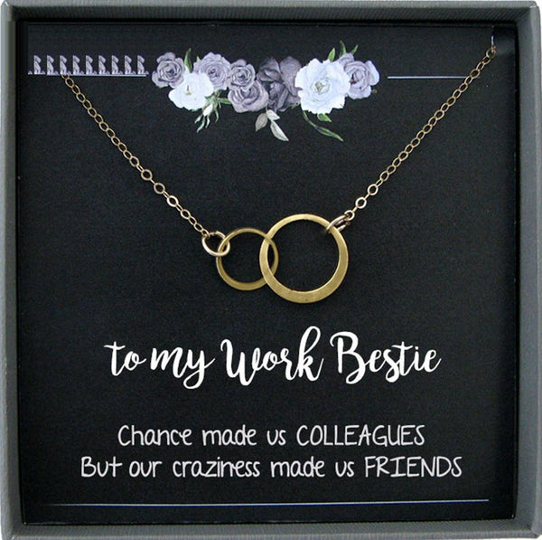 Gifts for Coworkers Women Coworker Gift for Coworker, work bestie gift, chance made us colleague gift, coworker gift ideas