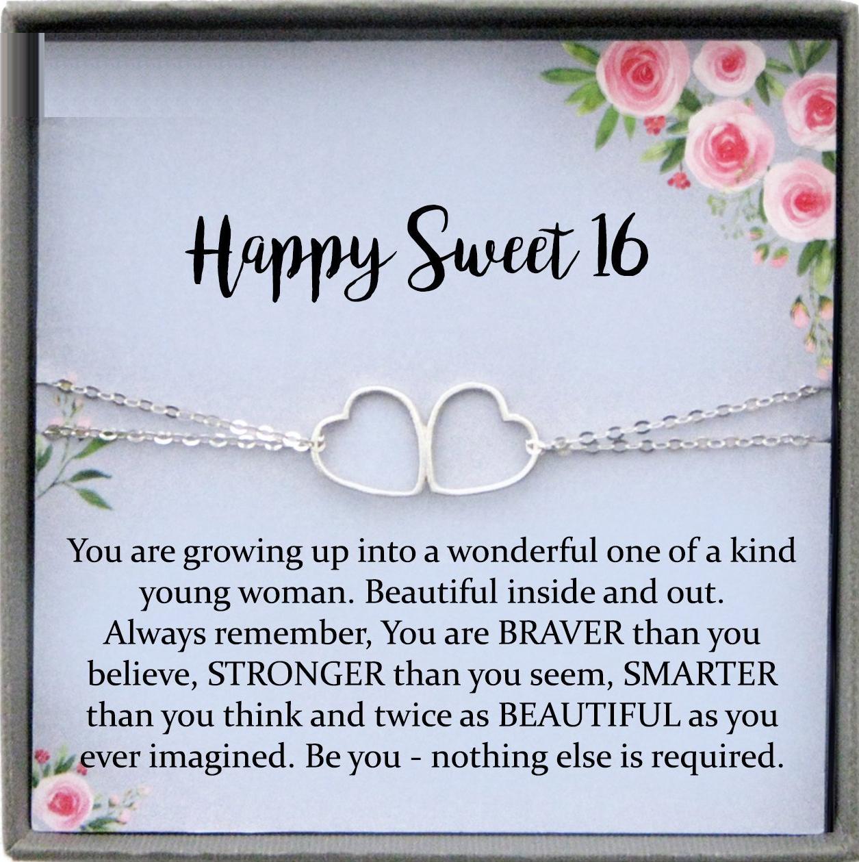 Sweet 16 gift, 16th birthday gift girl bracelet, sweet 16 bracelet, gift for 16 year old girl, Sweet sixteen jewelry