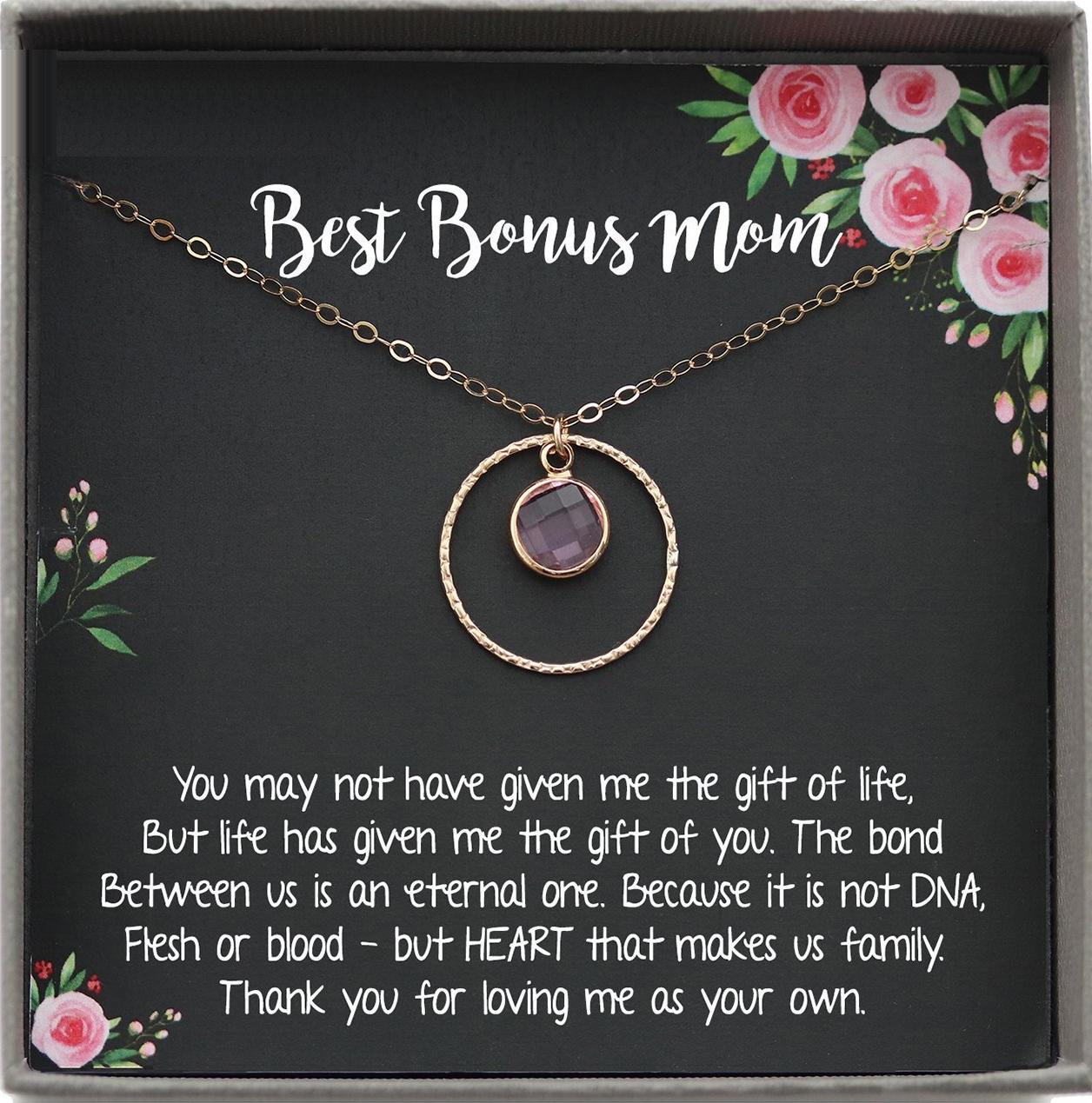 Step Mom Gift Wedding Stepmom of the Bride Gift Bonus Mom Wedding Gift Thank you for loving me as your own Stepmom Wedding Gift