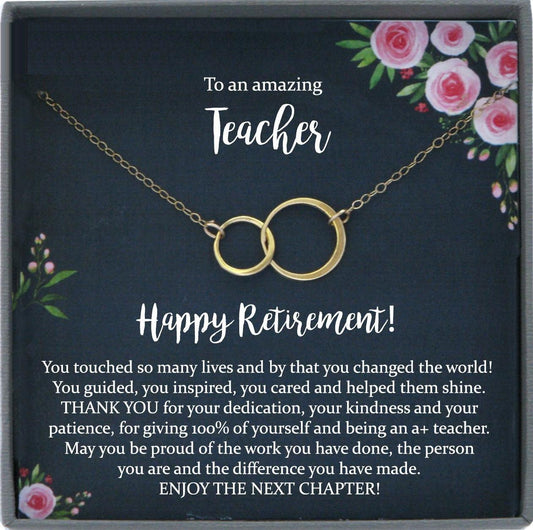 Teacher Retirement Gifts for Teacher Appreciation Gift for Retired Teacher, Retiring Teacher Gift, School retirement