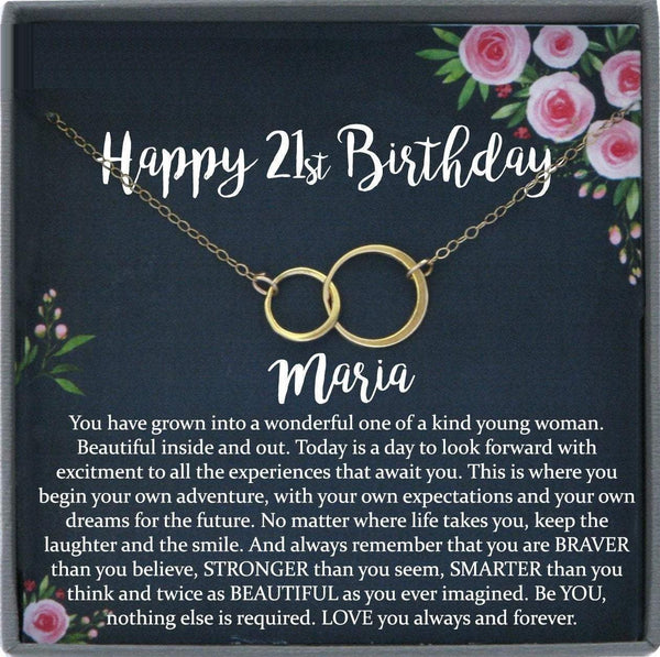 21st birthday gift for daughter, Birthday Gift ideas, gift for 21st birthday girl, 21st birthday gift for her Jewelry, twenty first birthday
