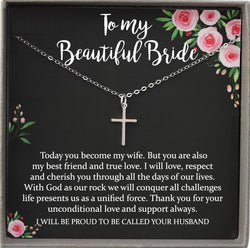 Wedding Day Gift for bride from Groom, To my Beautiful Bride Gift from Groom to Bride Gift Wedding Day