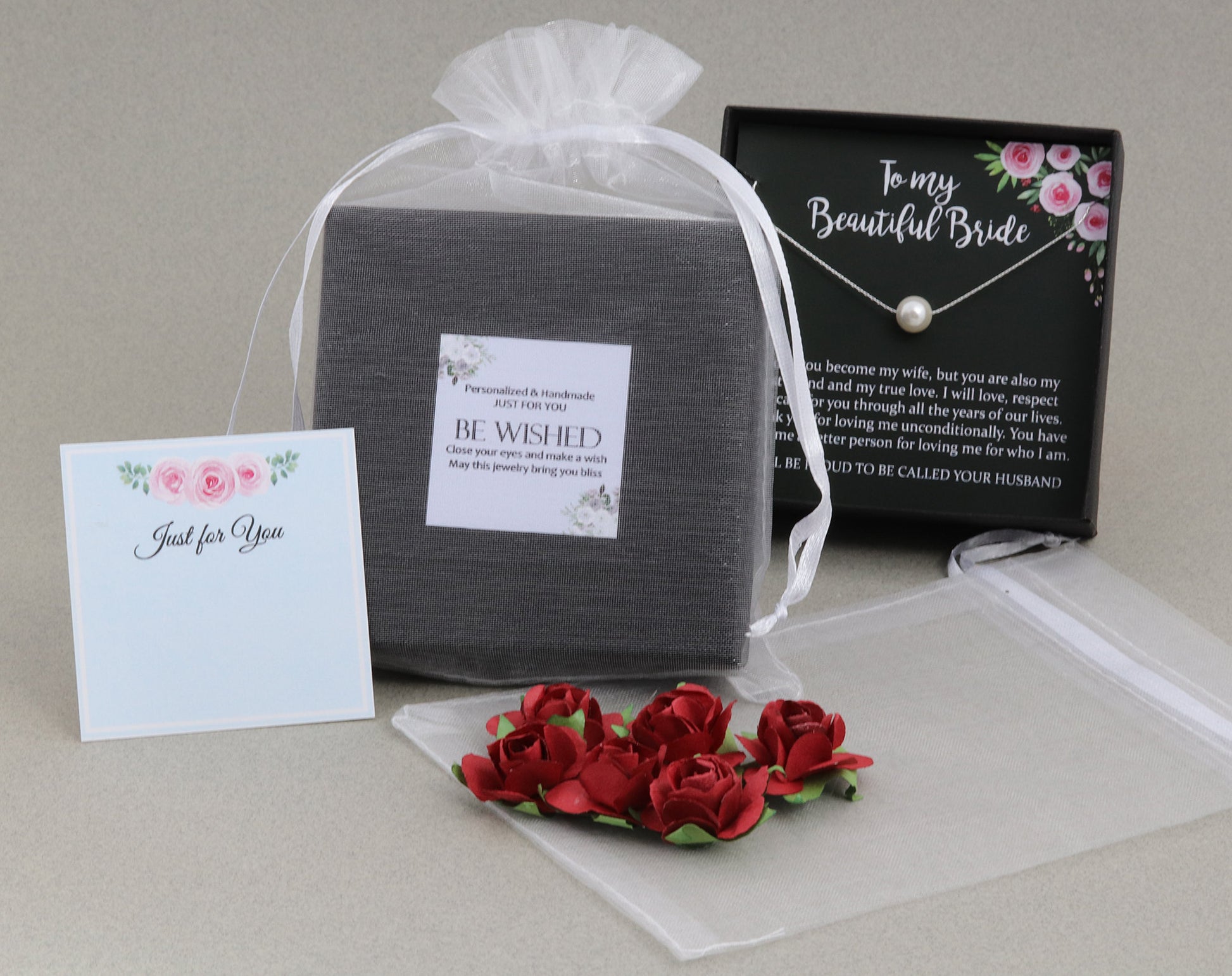 August Birthday Gift August gifts, August Birthday Gifts for her, Floating Pearl Necklaces for Woman