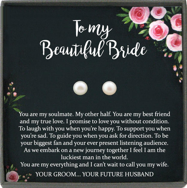 Wedding Day Gift for bride from Groom, To my Beautiful Bride Gift from Groom to Bride Gift Wedding Day