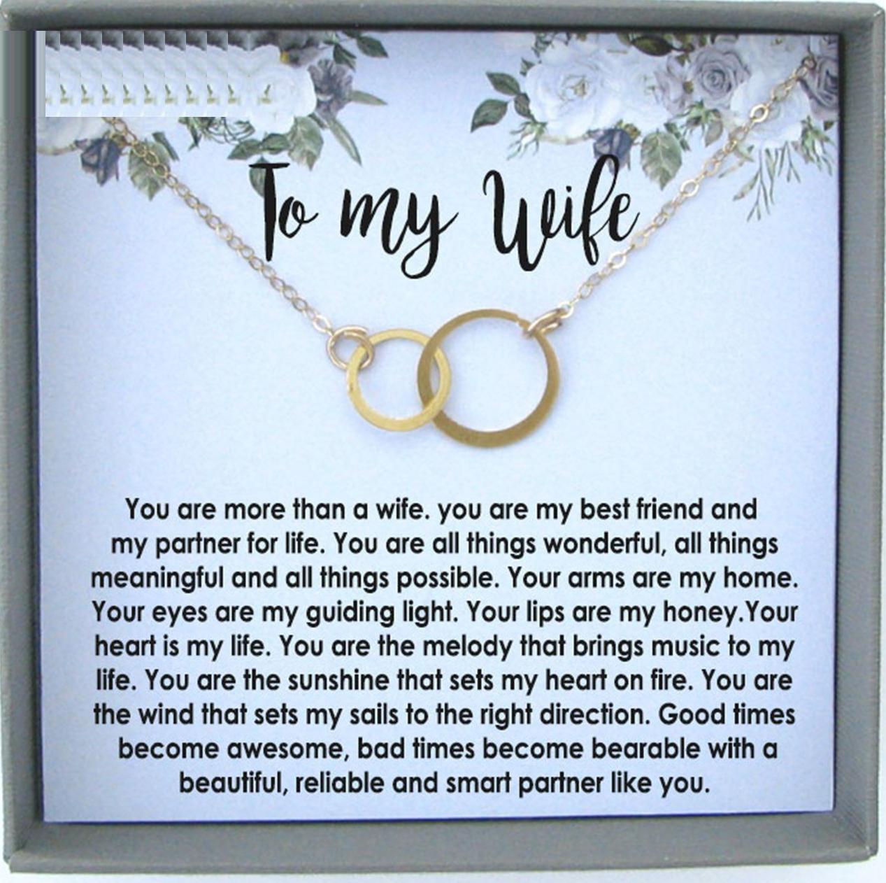 Wife Gift for Wife Birthday Gift for Wife from Husband Sentimental gifts for Her birthday Gifts for Her, 1st anniversary gift for wife