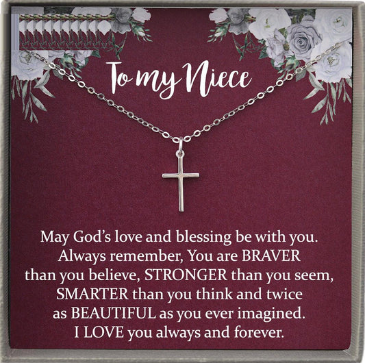 Niece Gift from Aunt, Gift for Niece Necklace, Niece Jewelry, Niece Wedding Gift, Niece Confirmation