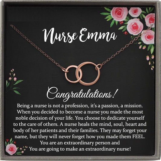 Personalized Nurse Graduation Gift for Nurse, new nurse gift ideas Nursing Graduation Gift Necklace, Personalized Nurse GIft for Graduation