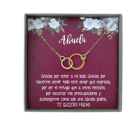 Abuela Necklace, Abuela Gift, Abuela Jewelry Gifts for Abuela, Abuelita Gifts, Spanish Grandma