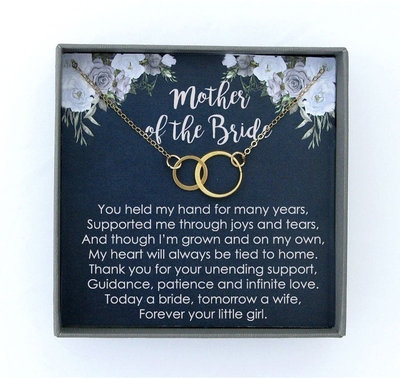 Mother of the Bride Gift from Daughter Mother of the Bride Jewelry Gift to Mom on Wedding Day Gift from Bride to Mother