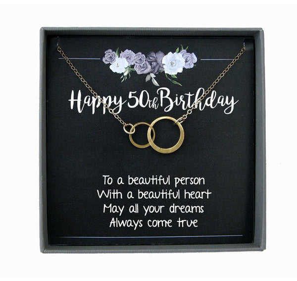 50th Birthday Gift for Women Fifty and Fabulous Gift Ideas