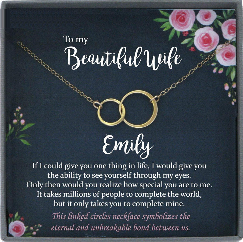 Wedding Anniversary gift for Wife Personalized Anniversary Necklace for Anniversary gift ideas anniversary gift for her anniversary Present