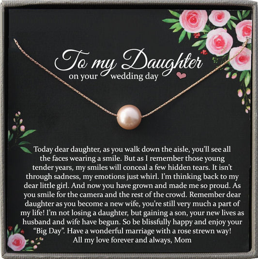 Bride Gift from Mom to Daughter on Wedding Day gift for Daughter on wedding day from Mother to Daughter Wedding